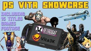 PS Vita 39 Games System Showcase - Retrobat - Vita Emulation With Vita3K - Inc 15 Games Footage