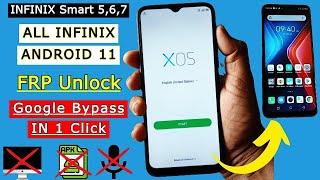 Infinix Smart 5/6/7 FRP Bypass | All Infinix Android 11 (X657B) FRP Unlock | Google Account Bypass