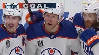 Connor McDavid beats Kulikov and all Panthers defence and sets up goal for Perry (18 jun 2024)