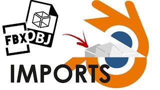 Blender 2.9 : Comment importer N'IMPORTE QUOI dans BLENDER (.obj, .fbx, Alembic, ...)