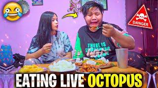 2B Gamer And Mikasa Eating Live Octopus For First Time ||Was It Taste ||Must Watch Full Video