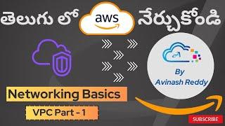 AWS in Telugu : VPC Part - 1 : Networking Basics for Virtual Private Cloud / VPC