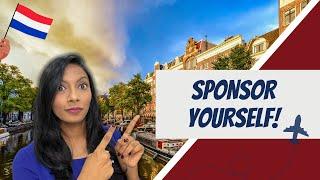 Self-sponsorship pathway to Netherlands | No job letter or work required  | Nidhi Nagori 