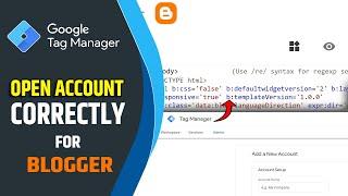 How to Create Google TAG Manager Account | Open Google TAG Manager Account | GTM Account
