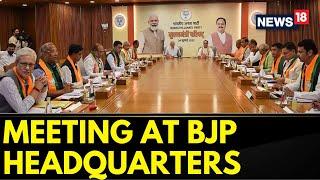 PM Modi News | PM Modi Holds Key Meeting With BJP Ruled State CM's At BJP Headquarters | News18