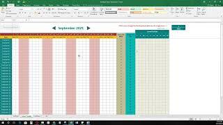 Employee Leave Tracker Excel Template