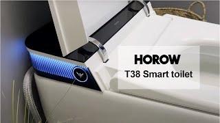 HOROW T38 Smart Toilet with Mood Light for 12 Inch Rough