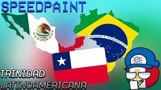 Countryballs Speedpaint: Trinidad Latinoamericana (Mex Germán 2019)