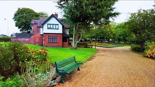 Autumn City Park Walk, Stoke on Trent, English Countryside 4K