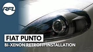 Fiat Punto | Evo HID Bi xenon D2S Projector Installation headlight Upgrade