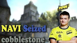 Na'Vi seized playing CS:GO Faceit on cobblestone (twitch stream)