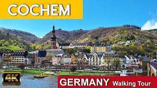  COCHEM, Germany  4K UHD 60fps  Walking Tour