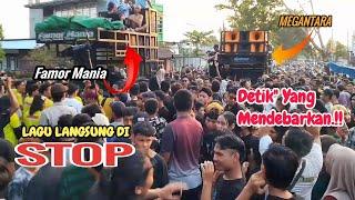 Lagunya Langsung Di STOP⁉️ Detik Detik Kecimol Megantara Berpapasan Dengan Famor Mania