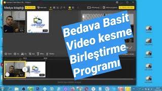 Bedava Türkçe basit Video editor kesme birleştirme programı indir ICECREAM VIDEO EDITOR