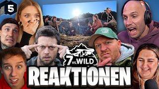 Harte Konfrontation  ALLE Reaktionen der Teilnehmer auf Folge 5 (7 vs. Wild - Crashed)