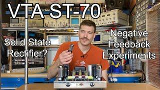 Dynaco VTA ST-70 Negative Feedback & SS Rectifier Experimentation - Improving THD+N Performance