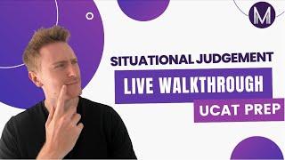 UCAT | TIMED Walkthrough - Situational Judgement Qs | IMPROVE Your Percentile! 