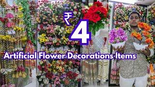 wholesale Artificial flowers | పండగకు Best Flower Decoration Items In Hyderabad |