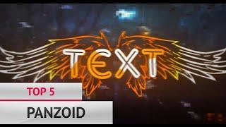  2D ONLY  TOP 5 PANZOID INTRO TEMPLATES