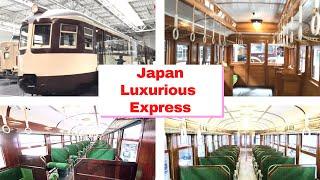 Japan Most Luxurious Express Train Inside Maglev railway park Museum in Nagoya Japan sumitratakita