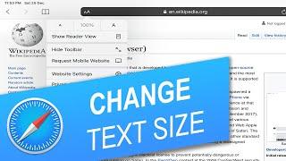 How to Change Text Size in Safari on Mac, iPhone or iPad