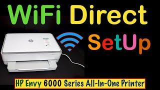 HP Envy 6000 WiFi Direct SetUp review !!