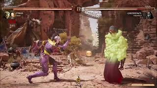 Cyrax bomb glitch. MASSIVE HITBOX.