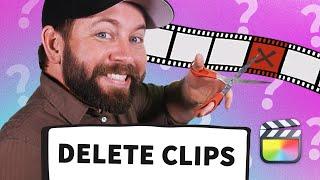 How To Delete Clips In Final Cut Pro X
