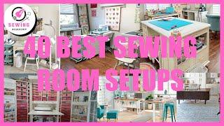 40 Best Sewing Room Ideas  | Creative & Organized Sewing Setup! #sewingroom #diysewing