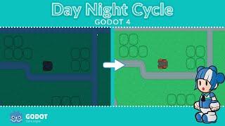 Godot 4 Super Easy Day-Night Cycle