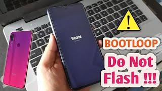 Check It First !!! Redmi Note 7 Bootloop Fix