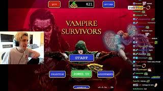 xQc plays Vampire Survivors | January 25, 2022