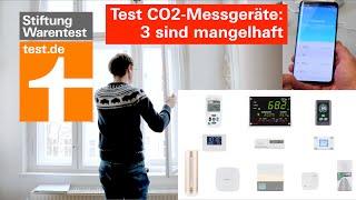 Test CO2-Messgeräte 2021: 3 x Mangelhaft bei CO2-Ampeln (Raumluftsensor Test Stiftung Warentest)