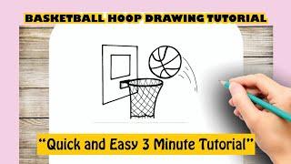 BASKETBALL HOOP DRAWING TUTORIAL