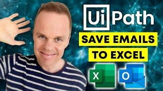 UiPath - How to read Outlook Mails and save them to Excel