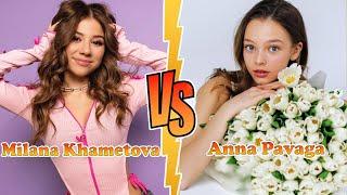 Milana Khametova VS Anna Pavaga Transformation  New Stars From Baby To 2024