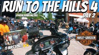 250+ MOTORCYLES| DAY 2 at @TravelingTall RUN TO THE HILLS 4| EPIC EVENT #RTTH4 #motorcycle #bagger