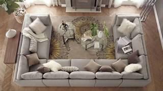 Awesome U Shaped Sectional Sofa