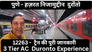 Pune To Delhi Duronto Train Journey | Duronto 3 Tier AC Travel Experience |  Travfoodie