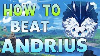 How to EASILY beat Andrius Lupus Boreas in Genshin Impact   Free to Play Friendly!