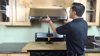 Under cabinet Range Hood Installation - New version