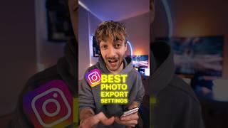 best photo export settings for your photos on Instagram using Lightroom mobile #instagramtips