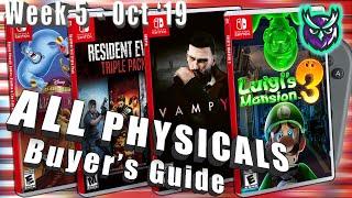 ALL PHYSICAL Switch Games This MEGA Week! - Collector's Guide - Oct. Week 5 2019