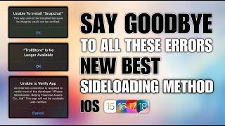 NEW fix unable to verify app iPhone & iPad (NO Comupter) | sideload apps in iphone no revoke