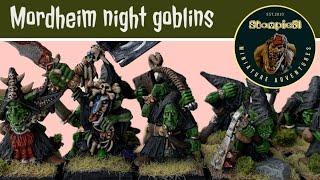 Kev Adams night goblins for Mordheim by Games Workshop and Harlequin Miniatures