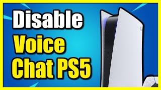 How to Disable in Game Voice Chat on PS5 in ANY GAME (Easy Tutorial)
