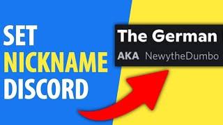 How to Add AKA Name on Discord | Set Nickname on Discord Server