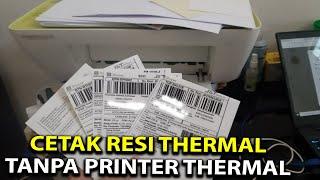 Cara Cetak Resi Shopee Thermal Tanpa Printer Mahal - Gadget ProMax