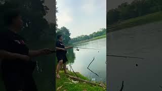 Mancing patin di Situ Gintung Indonesia  #mancing #angler #fishing #travel #indonesia