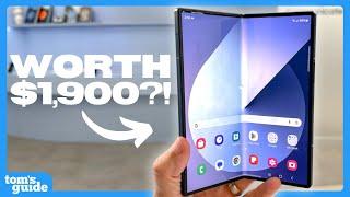 Samsung Galaxy Z Fold 6 HANDS ON | Love the Design and AI. Hate the Price!